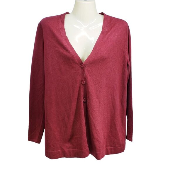 J. Jill Wool Blend Cardigan Button‎ Front Women Size S Petite - Picture 1 of 6